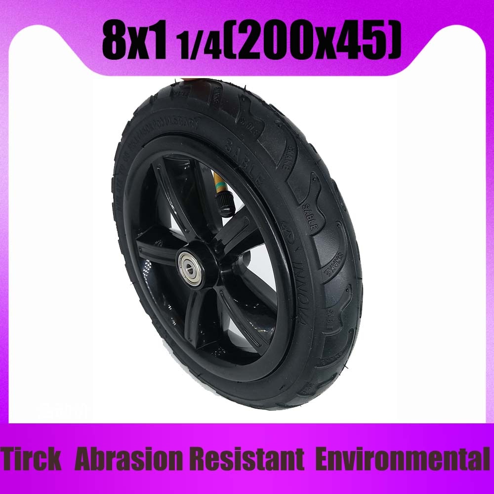 8 Inch 8X1 1/4 Tire200x45 Binnenste En Buitenste Buis Voor Kinderwagen Kinderwagen Peuter Wandelwagen 8 Inch Wiel