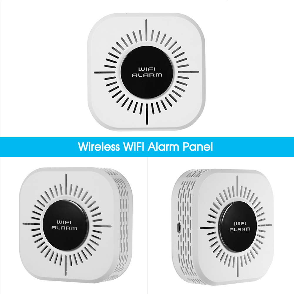 Intelligent tyverialarm wifi hjem sikkerhedssystem sirene vindue dør sensorer bevægelse alarm med fjernbetjening