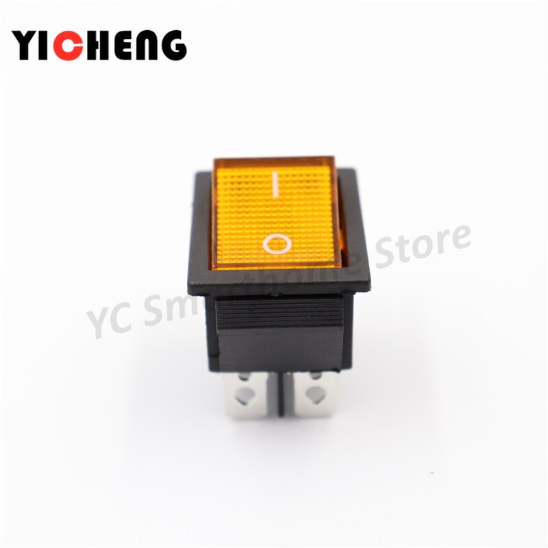 4Pcs 12V 220V switch KCD4 boat-shaped rocker power button 250V on-0ff With light Tumbler boat