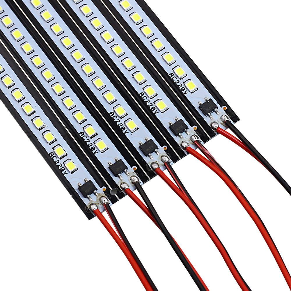 Led Bar Light Ac 220V Ledstrip Profiel 50Cm 72Leds 2835 Led Stijve Strip Led Tl Buizen Onder Cabine