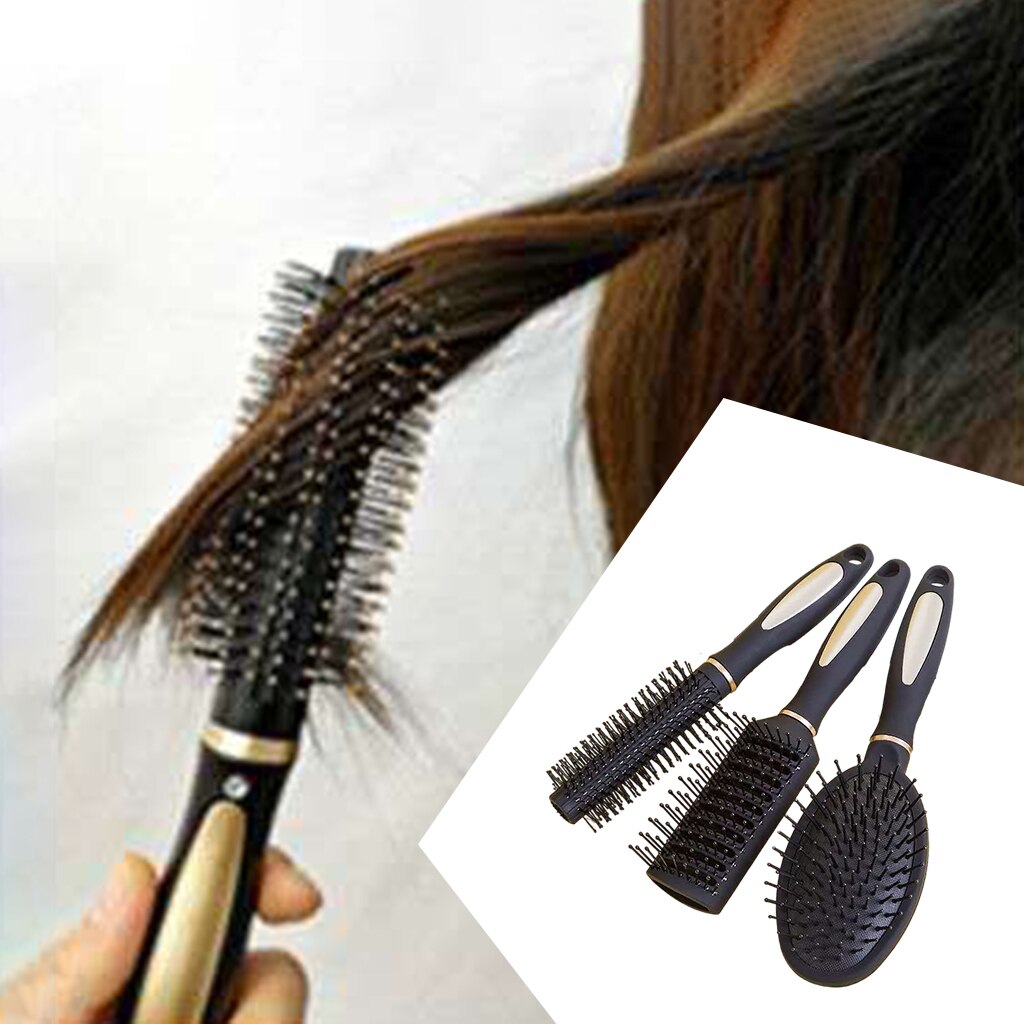 3Pcs Hairbrush Combs Detangling Brush Hair Comb Set, Hair Styling Tool