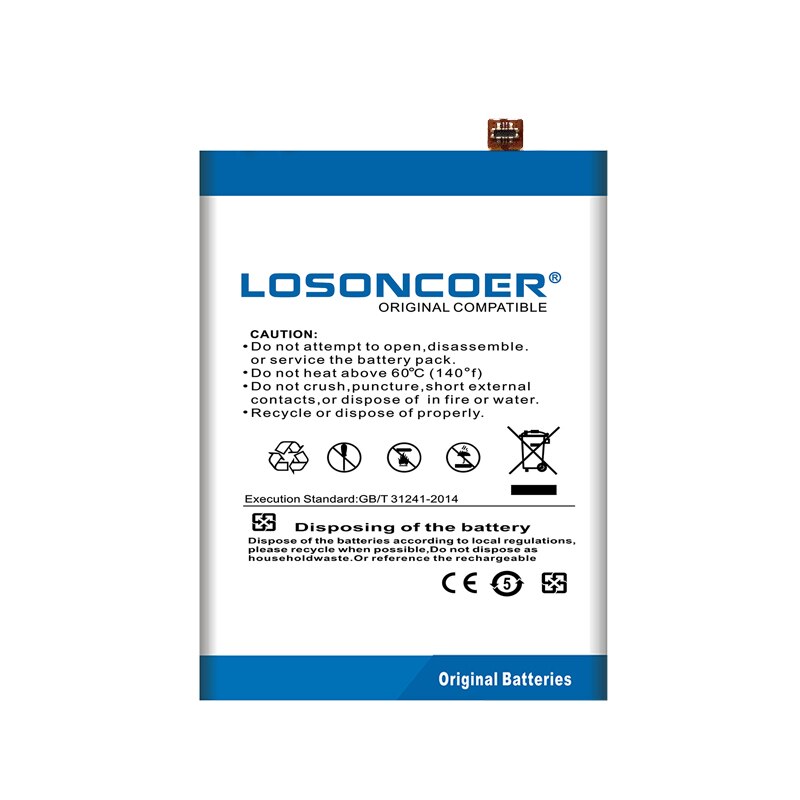 Losoncoer 4700 mah battery ,  bl291 batteries for lenovo ,  a5 l18011 free tools