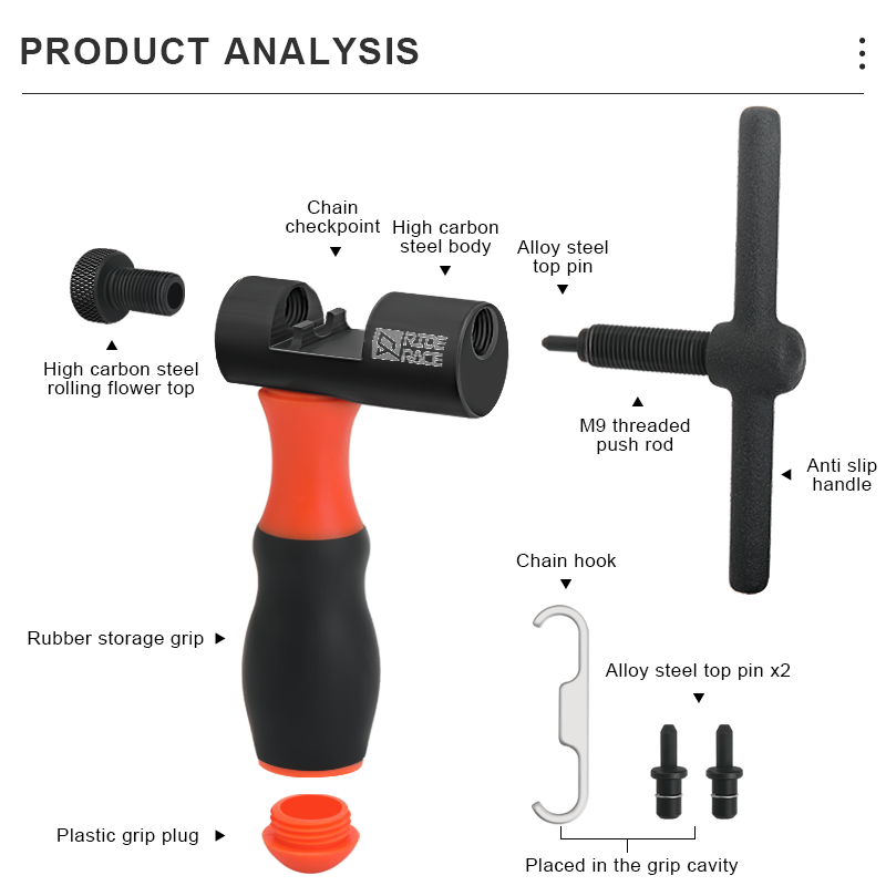 Fietsketting Tool - MTB Racefiets Schakel Pincet - Ketting Pin Verwijderaar Breker