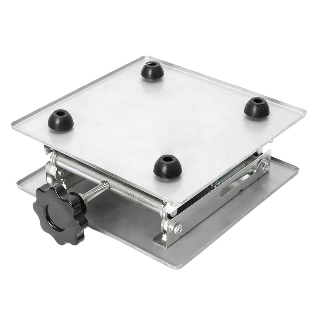 Rvs Lab Jack Stand Tafel Lift Voor Laboratorium Lifting Stand Rack Apparaat Wetenschappelijke Schaar Lifting Jack Platform