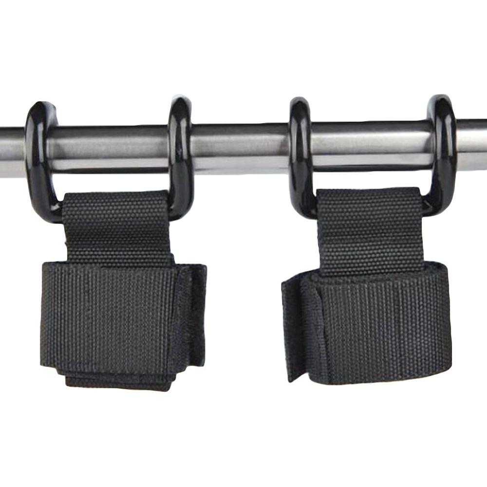 2pc fitnesshandskar lyfthandskar omslag gym tyngdlyftning träning midja stöd krok grepp muskulatur handremmar armband: Default Title