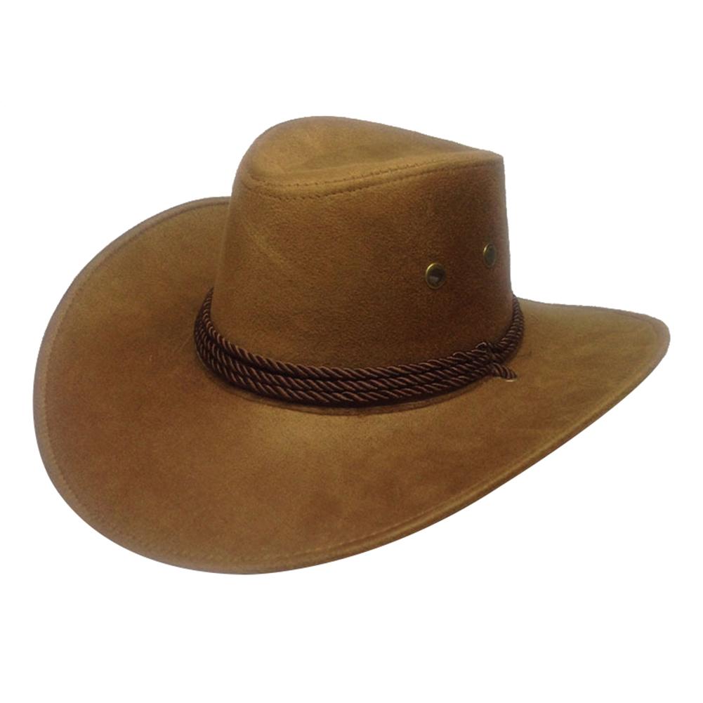 Hombre verano viaje visera de ala ancha Casual equitación sombrero de cowboy del oeste gorra de verano sombrero de vaquero sombrero de verano Cowboy sombero gorro sombrero