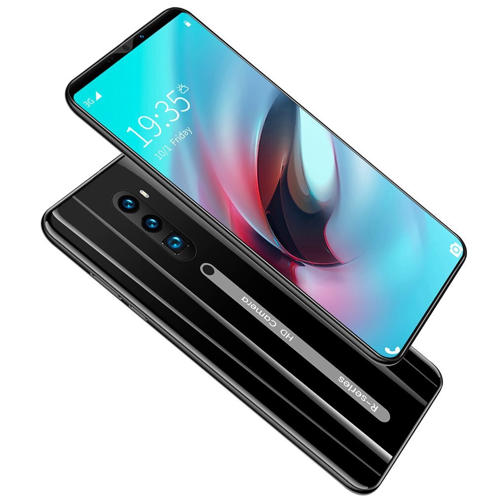 Rino3 Pro 5.8 Inch Screen Android Phone Purple Water Screen Smartphone Solid Color Mobile Phone Cool Shape