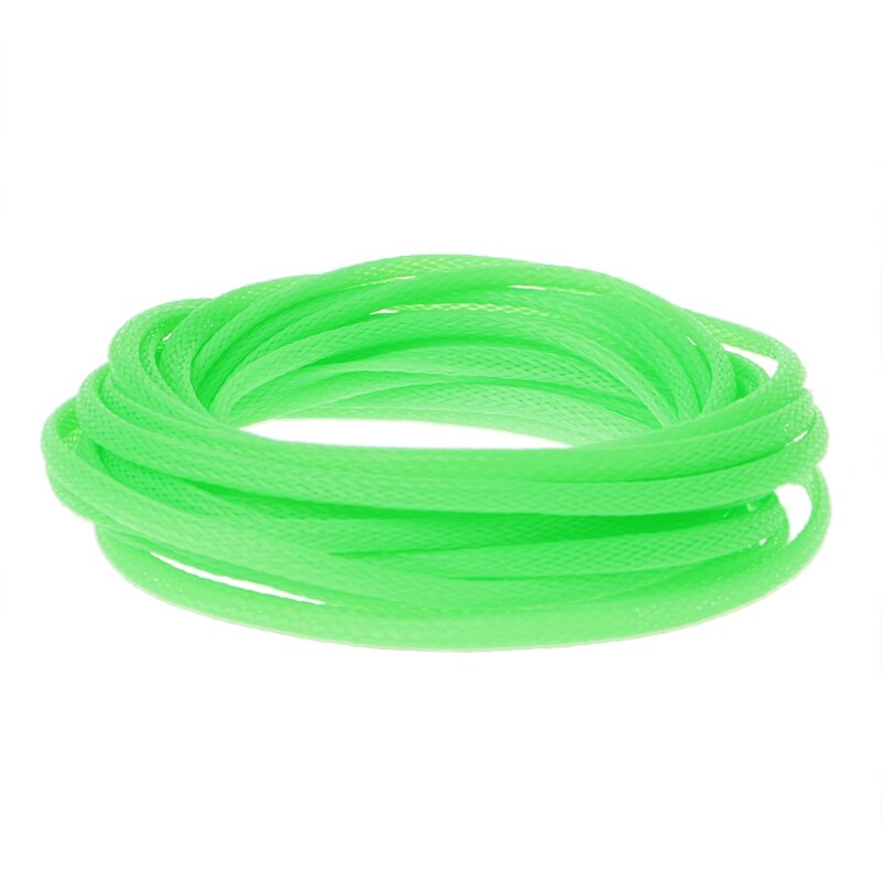 5M 4 Mm Uitbreidbaar Tight Gevlochten Pet Sleeving Kabel Wrap Schede Draad Mouw Elektrische Apparatuur