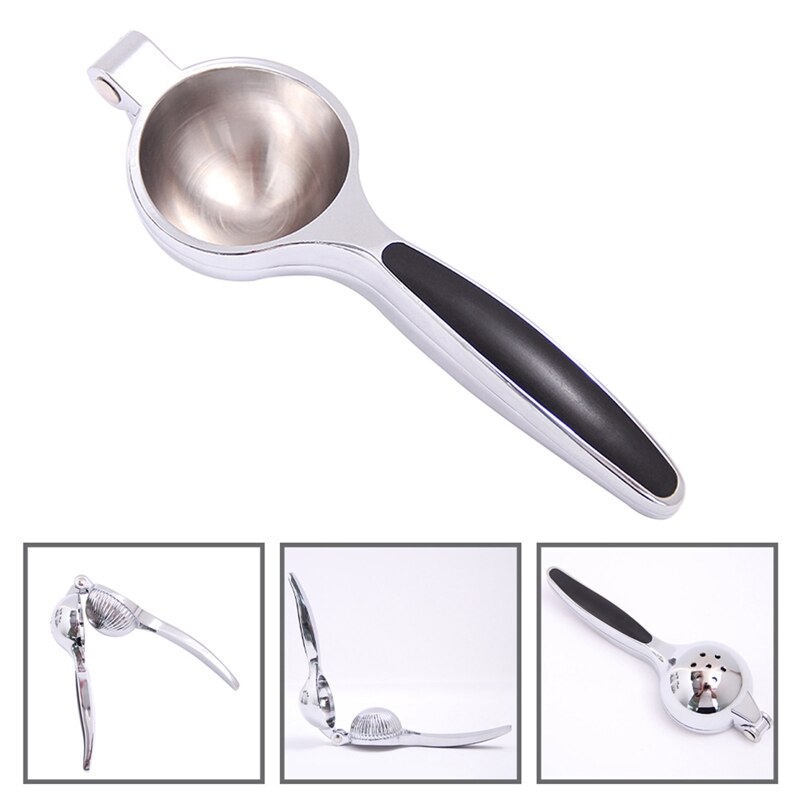 Citruspers van roestvrij staal, sinaasappelpers, keukengereedschap, citroenpers, sinaasappelpers, fruitpers