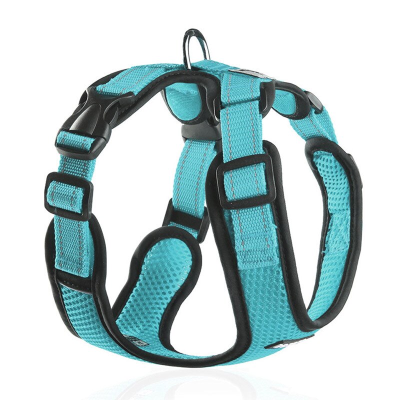 Adjustable Outdoor Protective Harness Collar Pug No Pull Pet Dog Harness For Dogs Training Vest Medium Small Medium Dogs