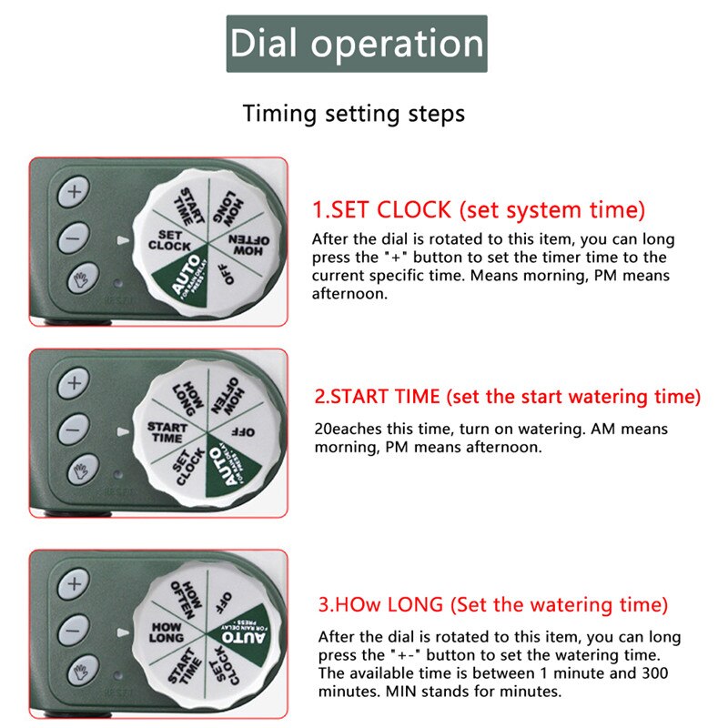 Auto LCD Display Faucet Timer Garden Irrigation Timer Electronic Home Garden Ball Valve Water Timer Irrigation Controller