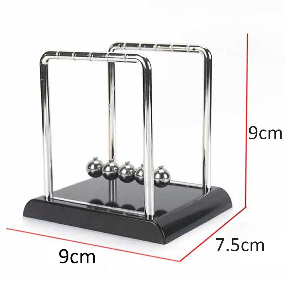 Newton'S Cradle, Simple Metal Balance Ball Desk Toy Newtons Cradle Steel Balance Ball Physics Science Pendulum Ball
