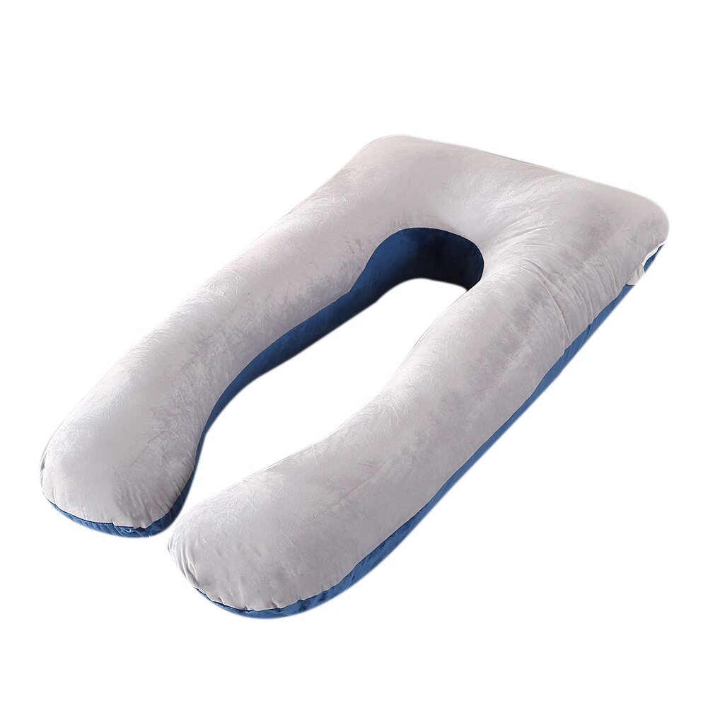 U-Vormige Zwangerschap Kussens Comfortabele Moederschap Riem Body Zwangerschap Kussen Vrouwen Zwangere Zijkant Dwarsliggers Kussen Voor Bed: A