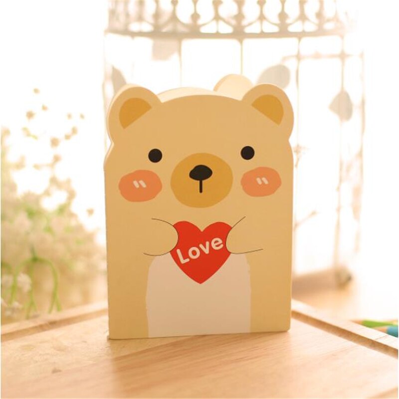 1Pcs Mini Cartoon Animal Shape Notepad Journal Diary Notebook Writting Paper Cute Memorandum School Supplies Stationery For Kids