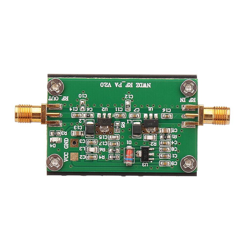Rf-Verstärkermodul, HF-Verstärker, RF Geräuscharm Verstärker, RF Endverstärker Modul, 2MHz-700MHZ 3W HF VHF UHF FM Sender RF Leistungsverstärker für Radio