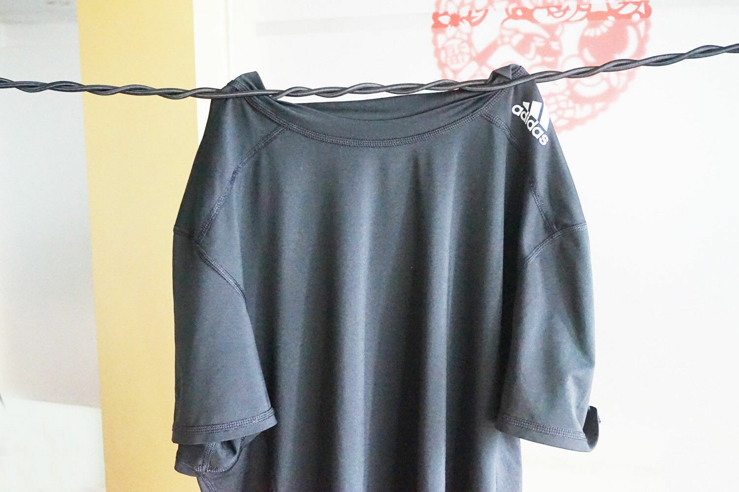 TRAVEL PEGLESS NO PEGS INDOOR WASHING CLOTHES LINE CAMPING LAUNDRY Brand