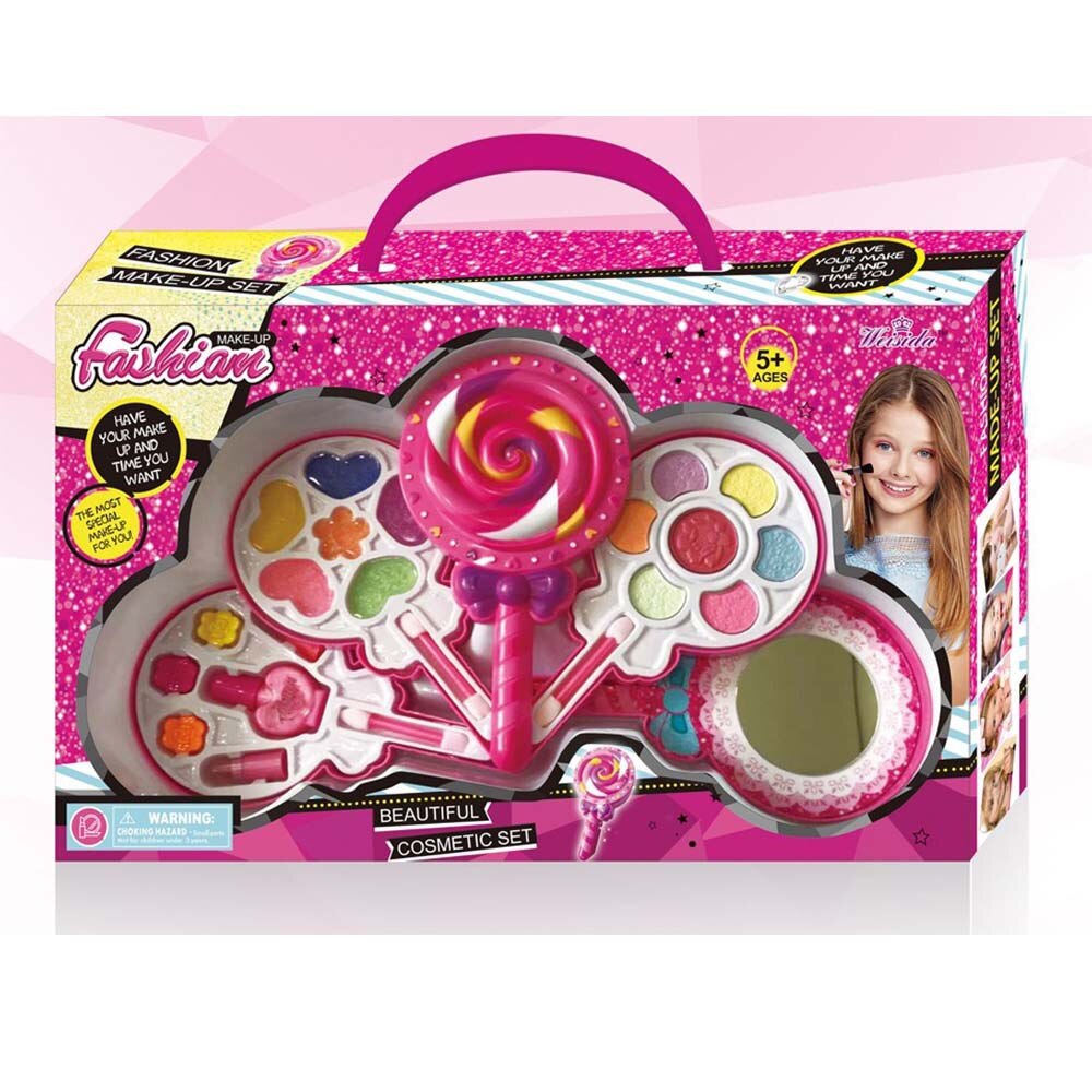 Girls' Toys Make-up Stage Lollipop Make-up Box Family Interaction Make-up Toys: Default Title
