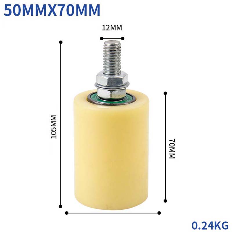 1 stk. pp stålrullelager føringshjul for skyveport
