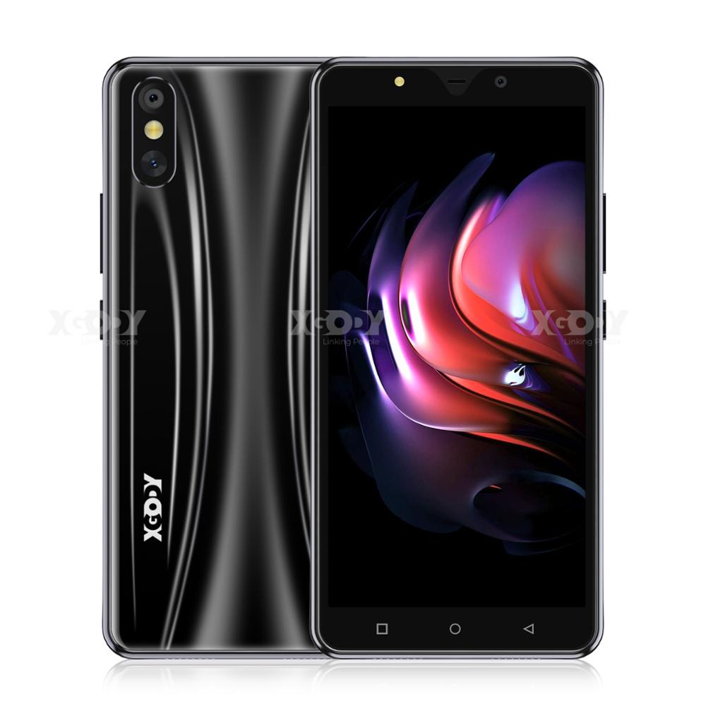 XGODY S20LITE 3G téléphone portable 1GB RAM 8GB ROM 5.5 "Smartphone Android 10 .0 plein écran Quad Core 5MP caméra GPS téléphone portable