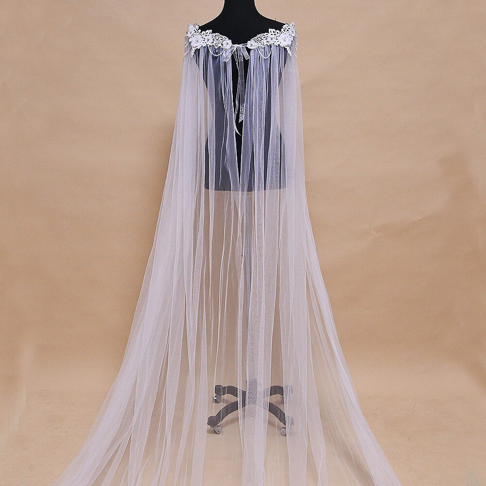 Accessoires de mariage châle manteau perle mariage cape