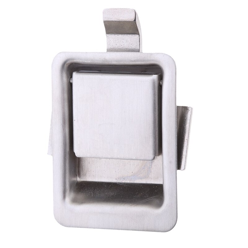 Stainless Steel Recessed Mounted Latch Mini Flush Mount Paddle Handle Lock for RV/Camper/Trailer/Cabinet/Tool Box Etc