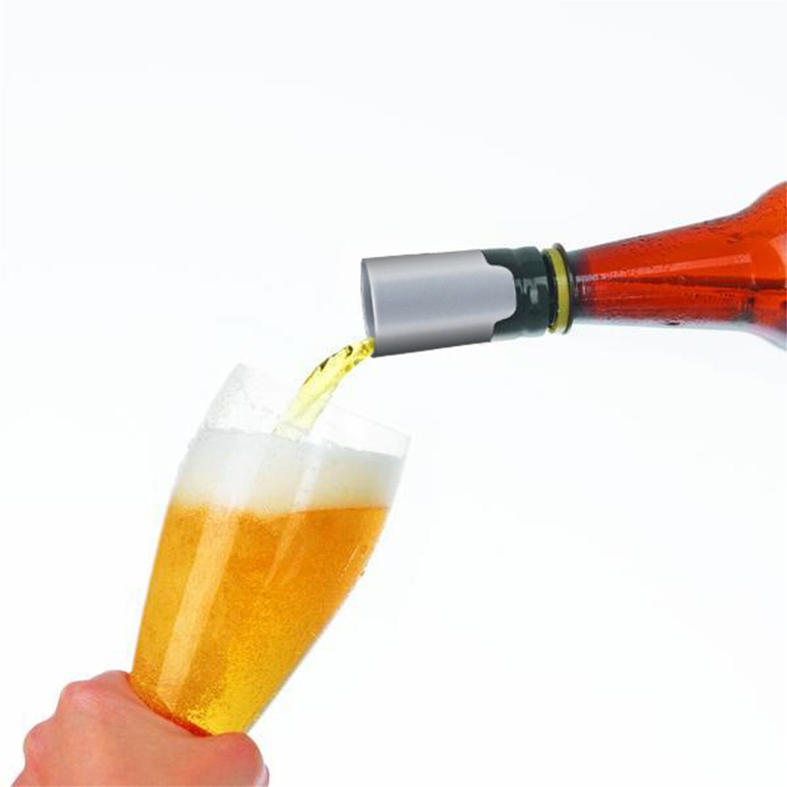 Ultrasonic Beer Foamer Portable Beer Bubbler Bottle Shape Foam Maker Drinks Ultra-sonic Foam Rich And Delicate Foam #W3