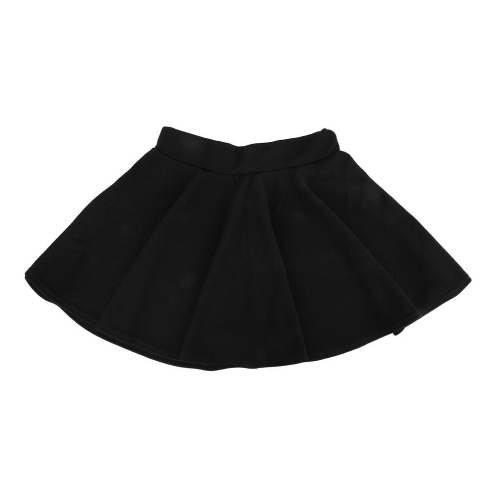 Stretch Plain Knit Skirt Set