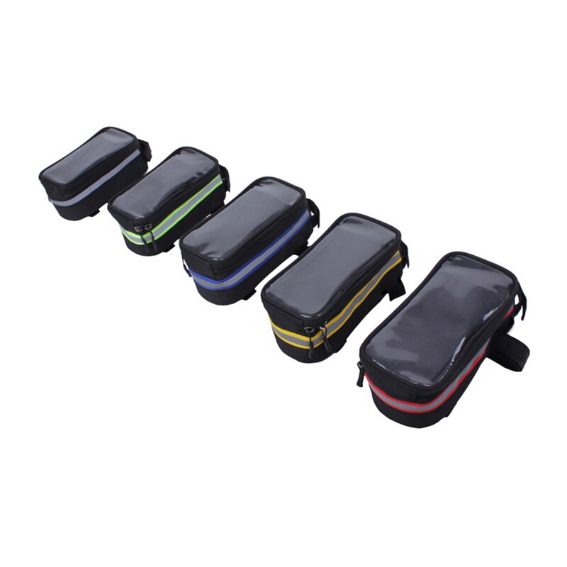 Bicycle Front Tube Bag Cycling Accessories Frame Waterproof Front Bags Cell Mobile Phone Case Holder Bike