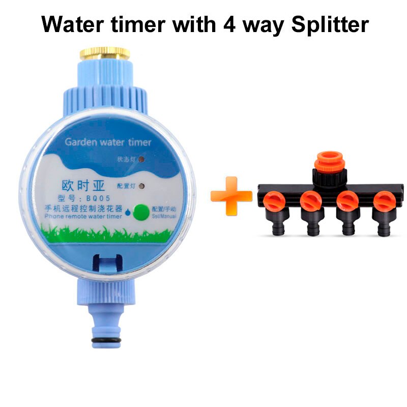 App Smart Indoor Outdoor Digital Lcd Electronic Irrigation Watering Timer Wifi Sprinkler Watering System Controller Water Timer: water timer kit 2