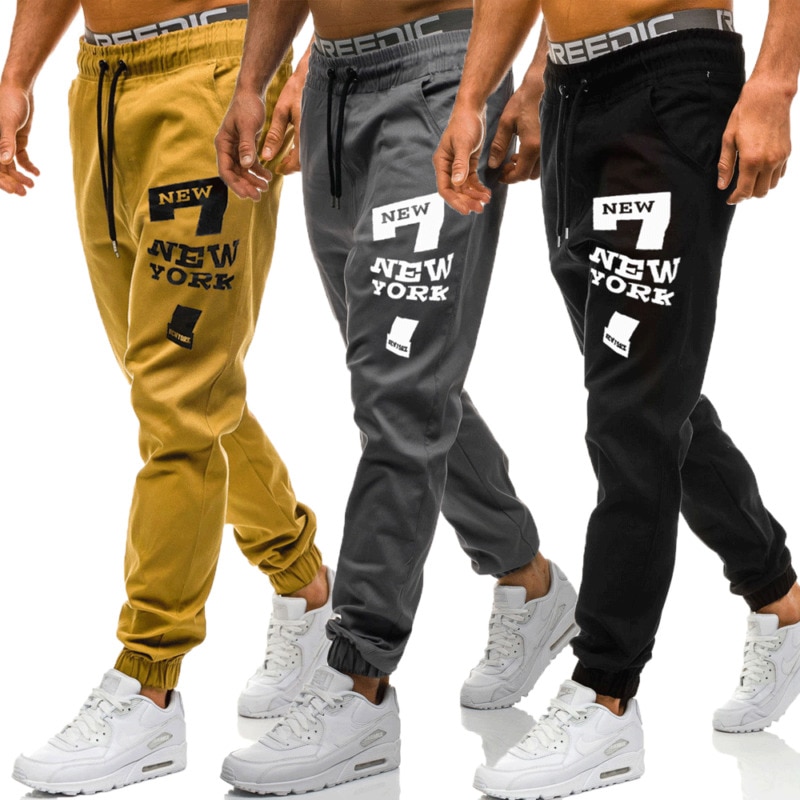 Pantalones largos deportivos informales para hombre, pantalón de chándal largo, para correr, gimnasio