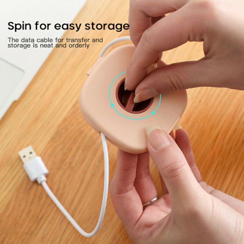 Auto Telefoon Oplader Kabel Snoer Wire Organizer Spoelopwinder Houder Smart Draaien Voor Hoofdtelefoon Usb-kabel Koptelefoon Oplaadkabel