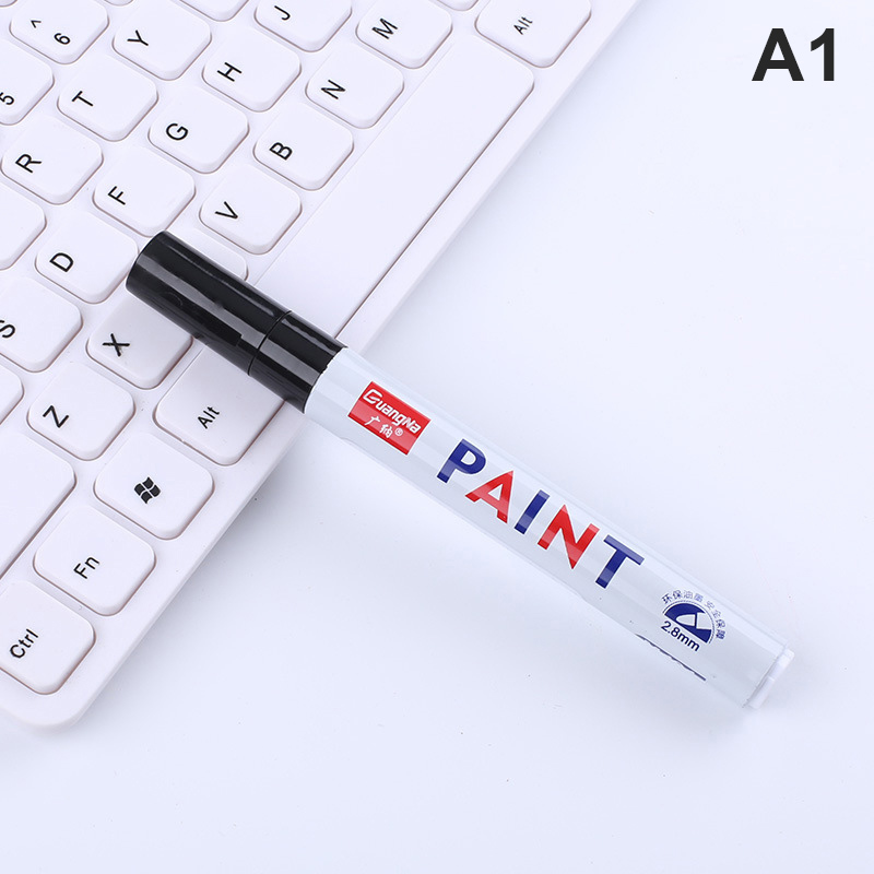 12 Colors Paint Marker Pen Fade-proof Car Tyre Tire Tread CD Metal Permanent: light green