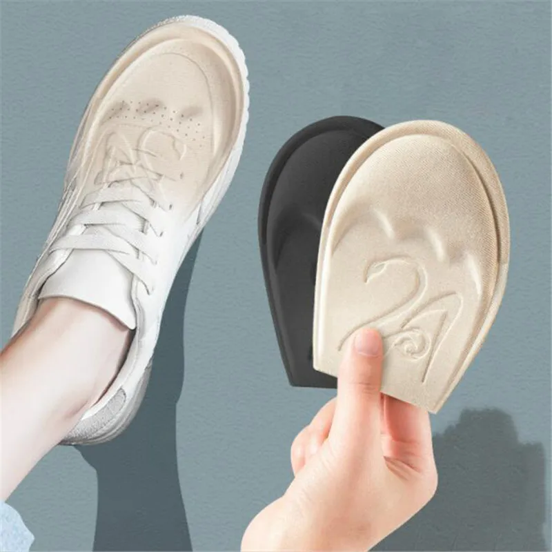 Mezze solette per inserti per scarpe Inserto per l'avampiede Cuscino per suola antiscivolo Riducono le dimensioni delle scarpe Riempitore Tacchi alti Cuscinetti per scarpe antidolorifici
