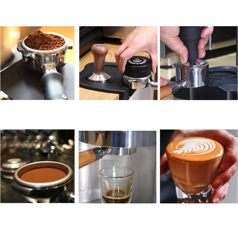 Stainless Steel Espresso Coffee Machine Handle 51MM Bottomless Filter Holder Bottomless Portafilter For Delonghi