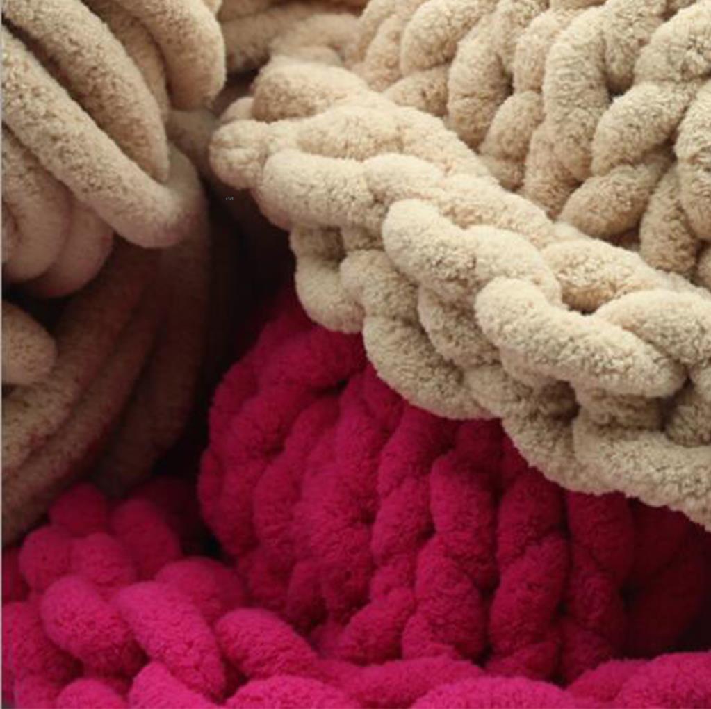 Cotton Blend Polyester Knitting Yarn Weaving Crochet Thread Scarf Sweater Knitting Accessories