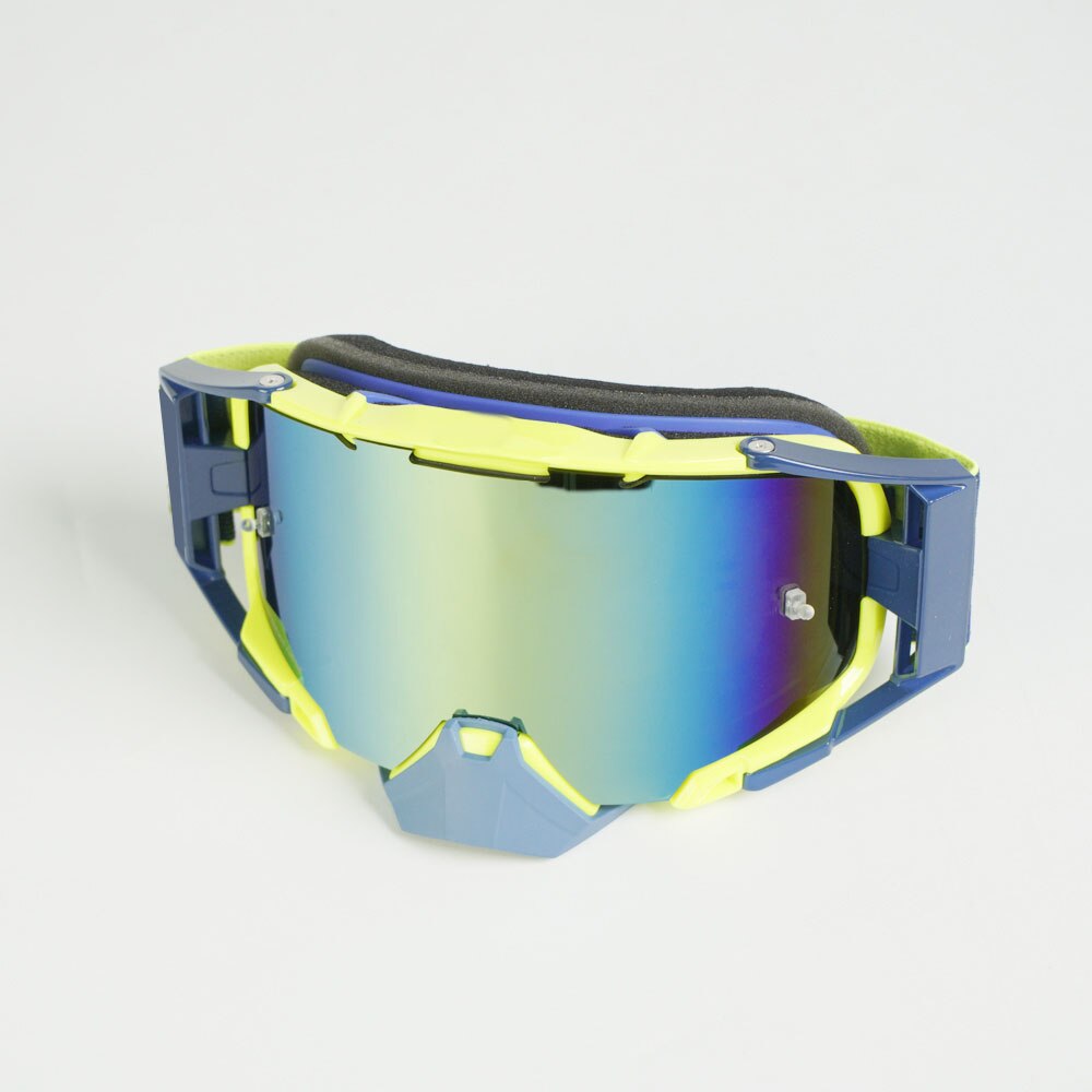 Motocross Goggles Motorcycle Sunglasses Safety Protective Double Layers Anti Fog Windproof Helmets Glasses Goggles: no box-L06