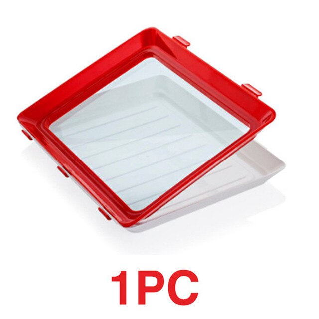 Food Preservation Tray Eco Food Fresh Keeping Fresh Spacer Organizer Food Preservate Reusable Refrigerator Food Storage: 1PCS