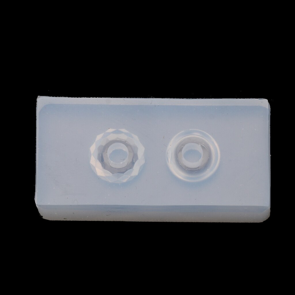 Silicone Bead Mold - Large Hole Beads - Resin Jewelry Craft Tool - Add-a-Bead Bracelet