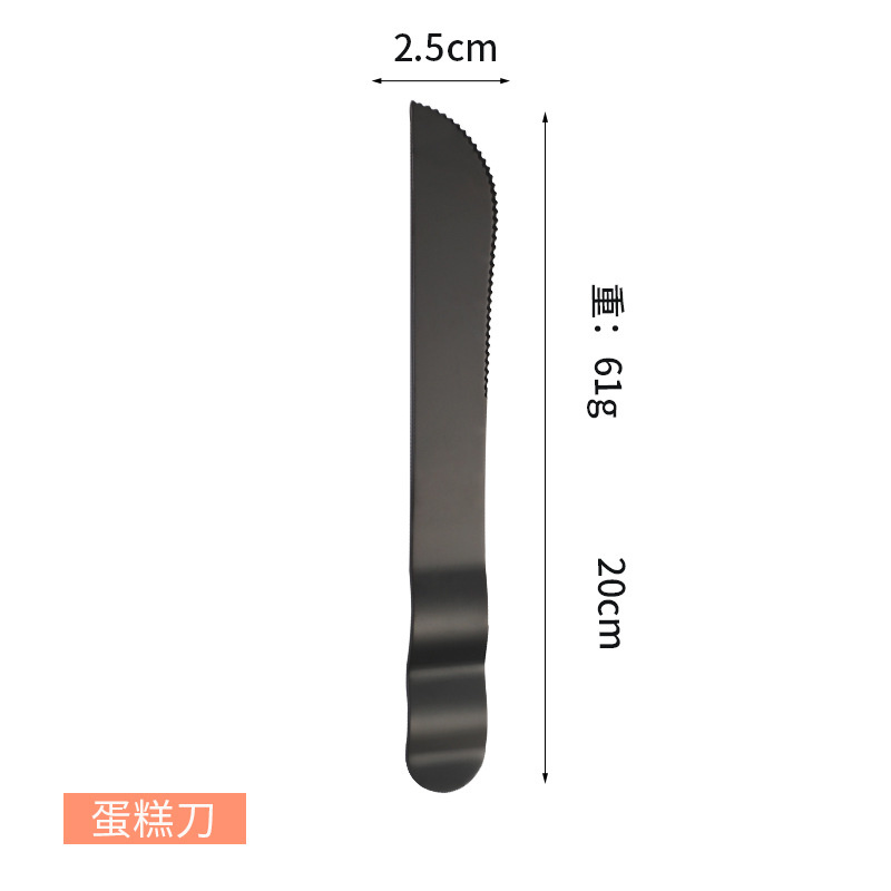 Outils à pâtisserie en acier inoxydable, ensemble de couteaux à pelle à gâteau de mariage, couteau à Pizza en or Rose, accessoires d'outils de cuisson, couteaux de cuisine 1 pièce: Grey
