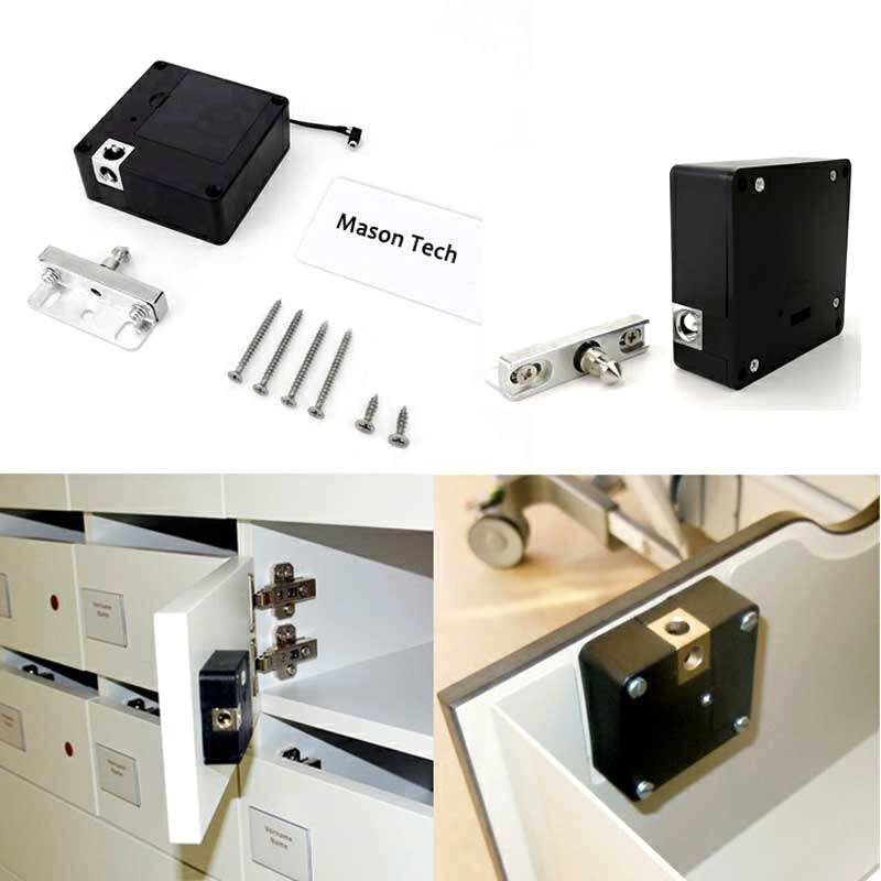 Electronic RFID Cabinet Lock No Hole Easy Installation Furniture Locker Wardrobe Shoe Cabinet Drawer Door Lock With 2 Cards Electronic RFID Cabinet Lock No Hole Easy Installation Furniture Locker Wardrobe Shoe Cabinet Drawer Door Lock With 2 Cards