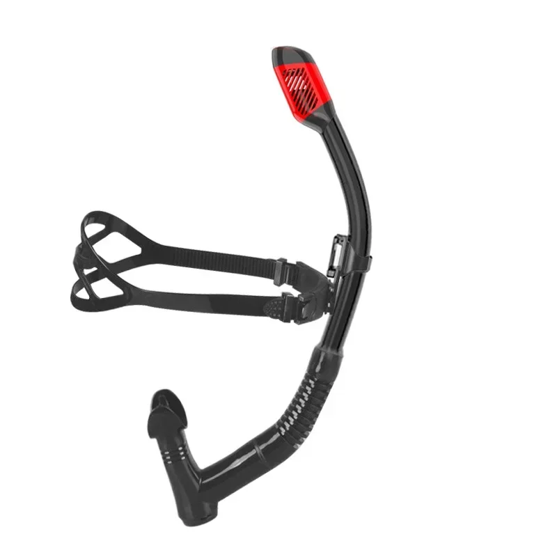 Snorkeling da nuoto per allenamento Nuoto Snorkel asciutto anteriore Colpo Nuoto Immersioni Snorkeling, Piscina Acqua aperta: Rosso