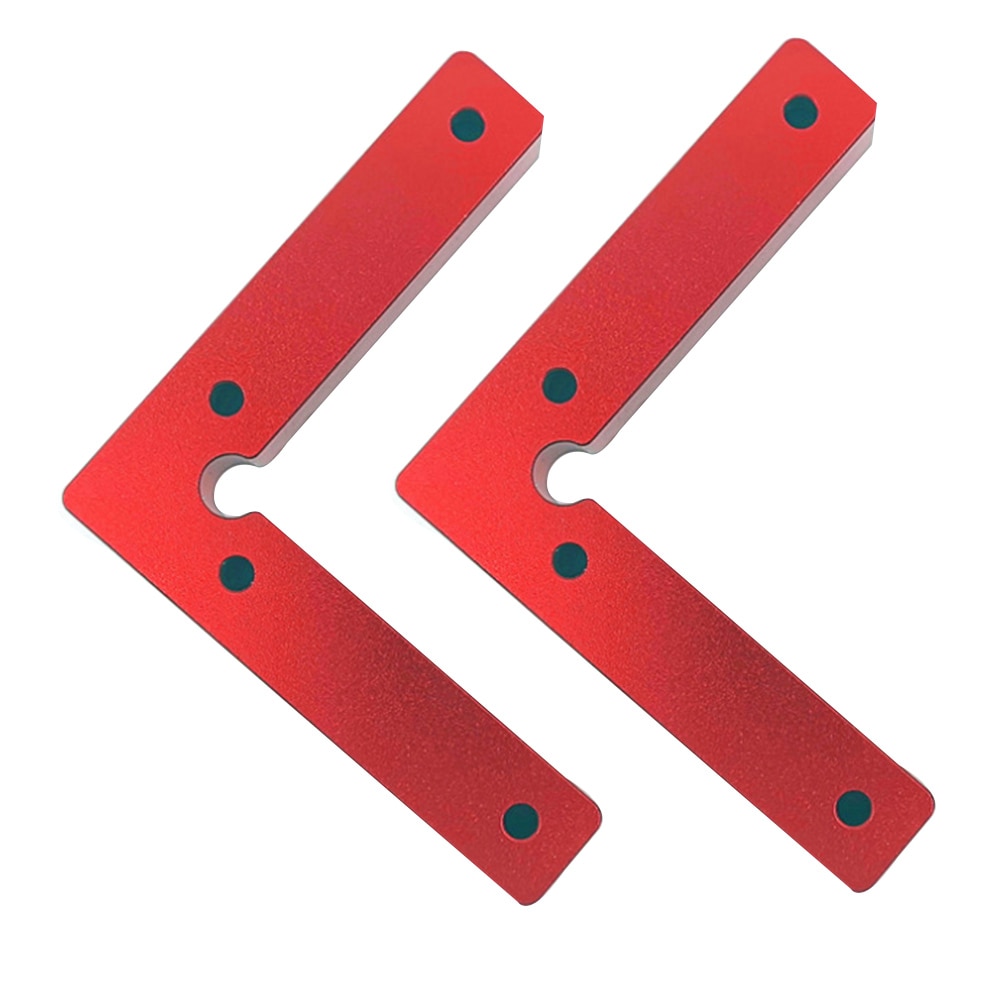 3pcs 90 Degree Positioning Squares Plastic Clamping Square Right Angle Clamp Woodworking Carpenter Tool Set