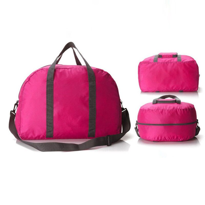 Bolso de mano de impermeable de gran capacidad con acabado plegable para ropa portátil de viaje de sueño de Mara: D Rose red