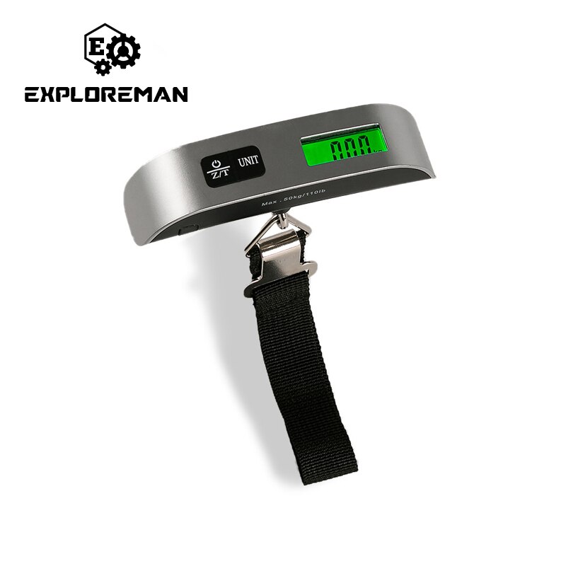 100g/40kg Digital Scale LCD Display Portable Mini Electronic Luggage Scale Weight Balance Suitcase Travel Hanging Steelyard Hook