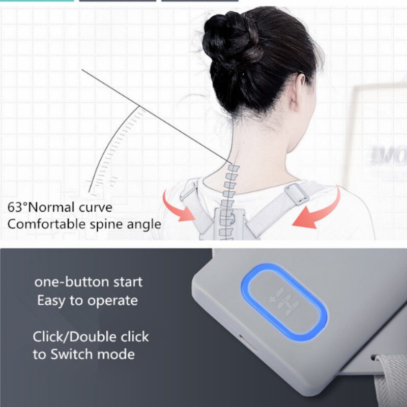 Cinturón de postura inteligente Xiaomi Hi +, cinturón de postura inteligente para corrección de postura, para la espalda y Lumbar, recordatorio inteligente