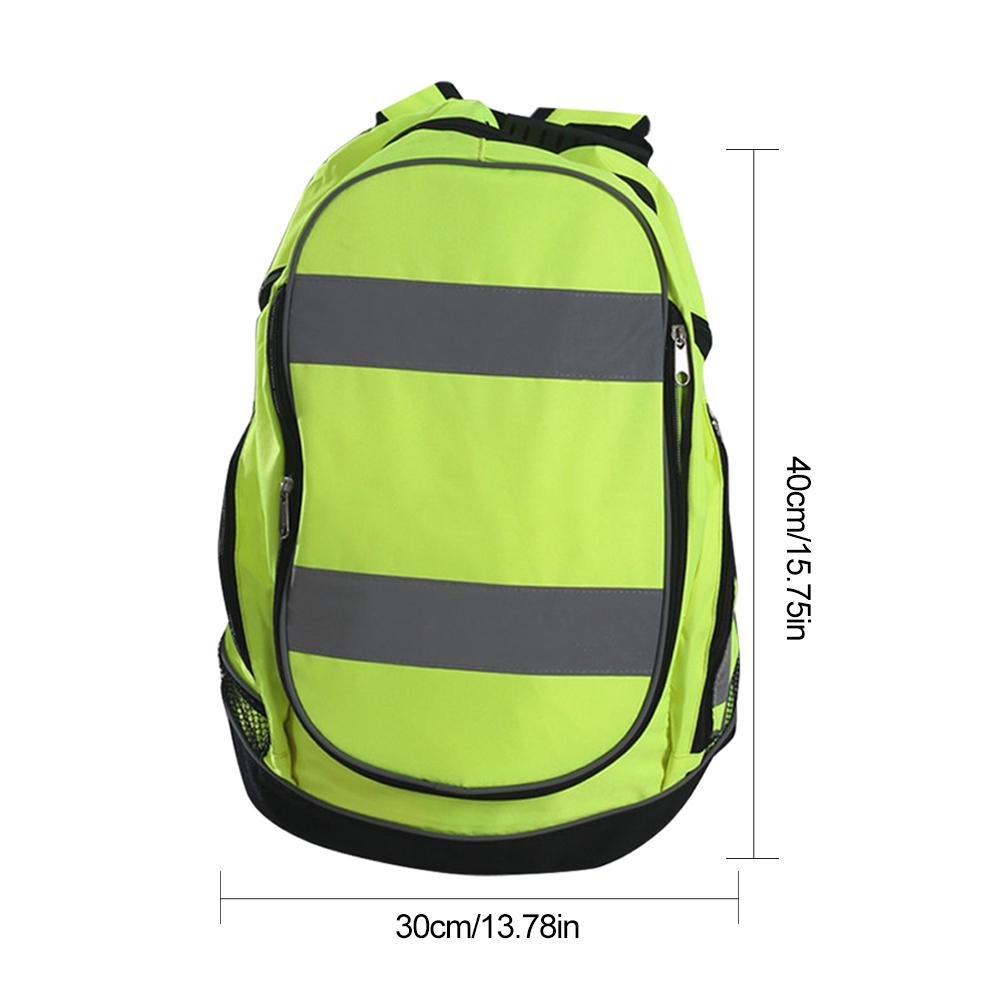 Men Travel Backpack Bag Night Reflective Luminous Riding Highly Resistant Safety Backpacks For Outdoor Sports Cycling Rucksack