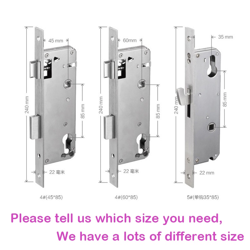 Mortise Lock Specialized For Smart Lock Different Size For Choose