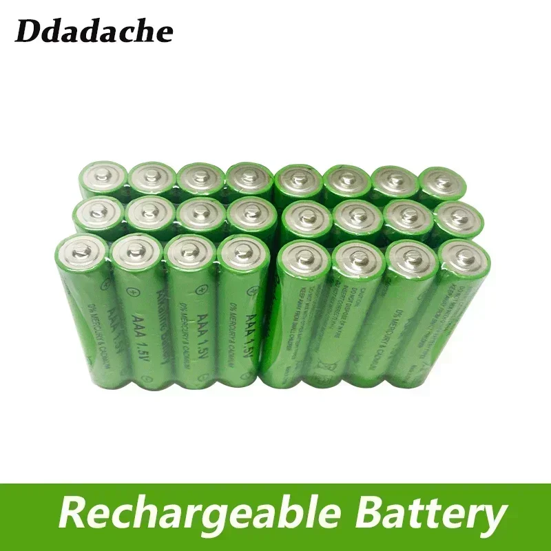 2025 Nueva batería recargable de 1,5 V, AAA1.5V3000mAh, más conjunto de cargador Tecnología alcalina, adecuada para control remoto, afeitadora