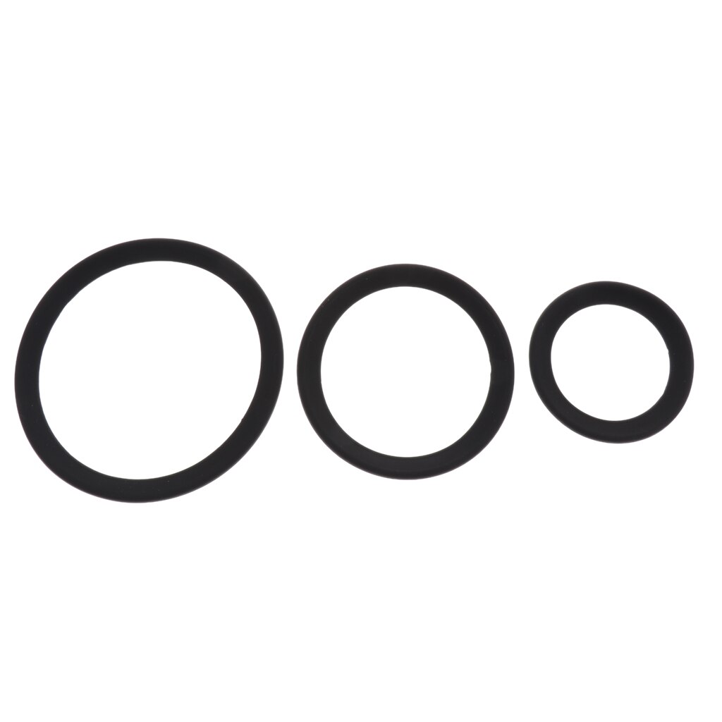 2 Stuks Zwarte Saxofoon Noise Ring Demper Ring Sax Dampener