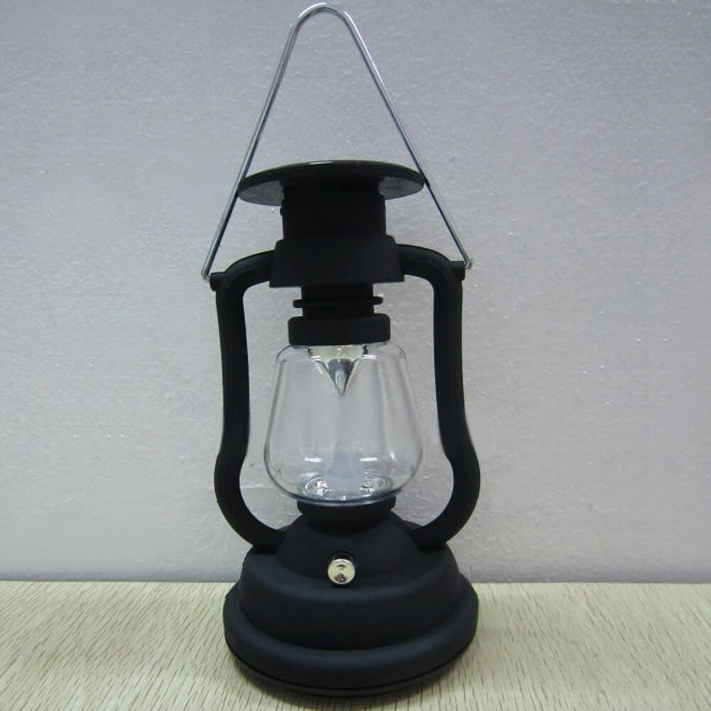 Portable Solar Powered Hand Crank LED Camping Lamp Light Outdoor Rechargeable Camping Tent Light Lanterna